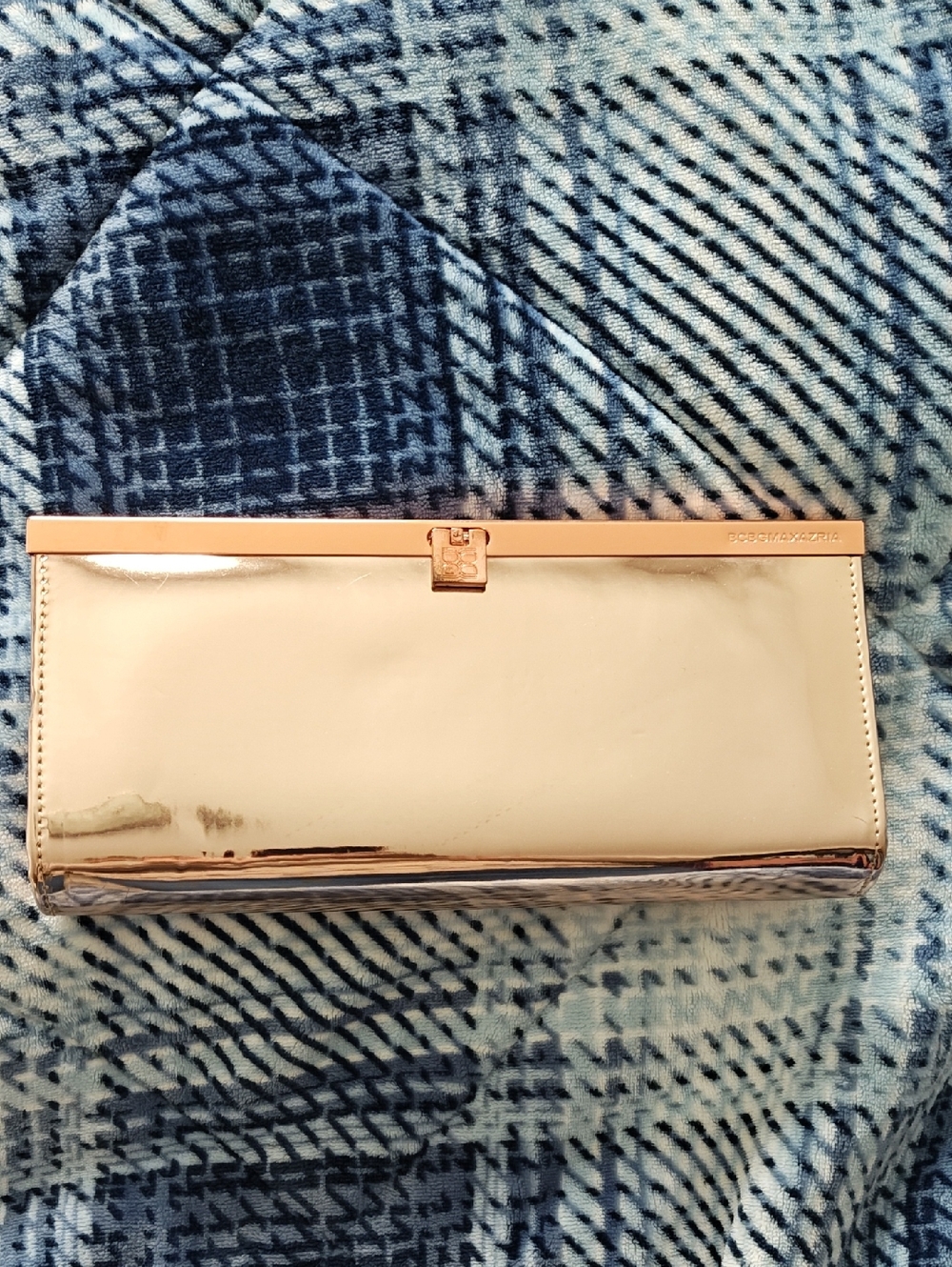 BCBGMaxAzria Metallic Gold Clutch